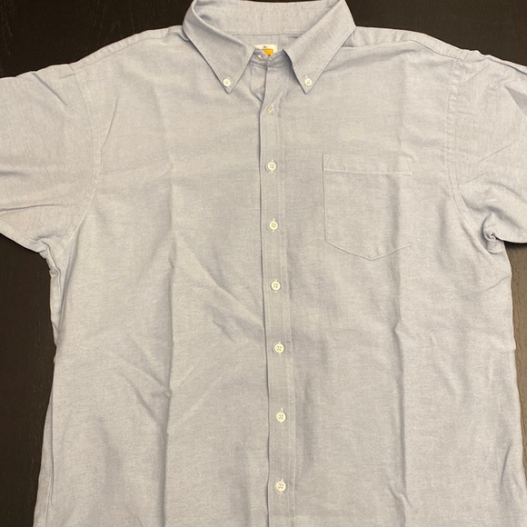 Blue Oxford short sleeve shirt - Picture 1 of 3